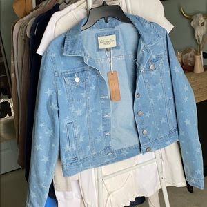 Star designed Cowboys Jean jacket